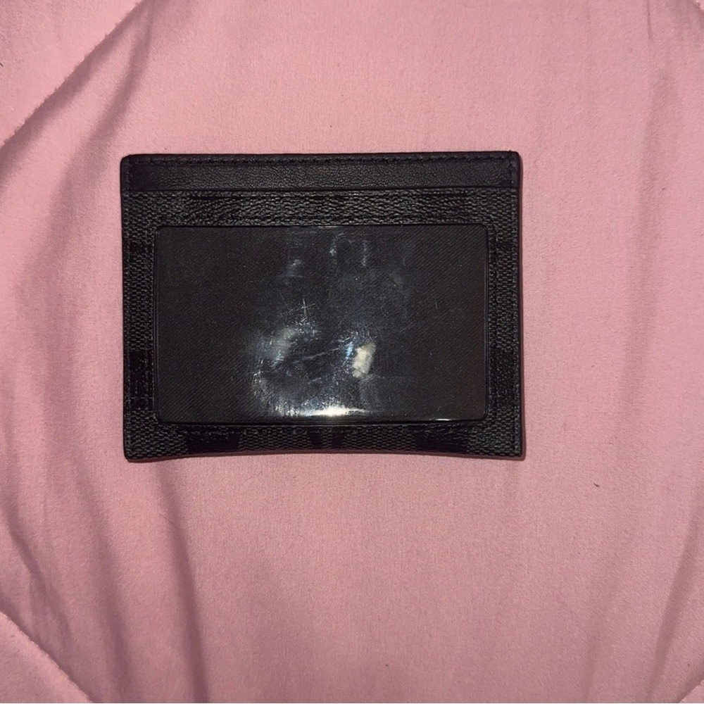 coach slim card holder